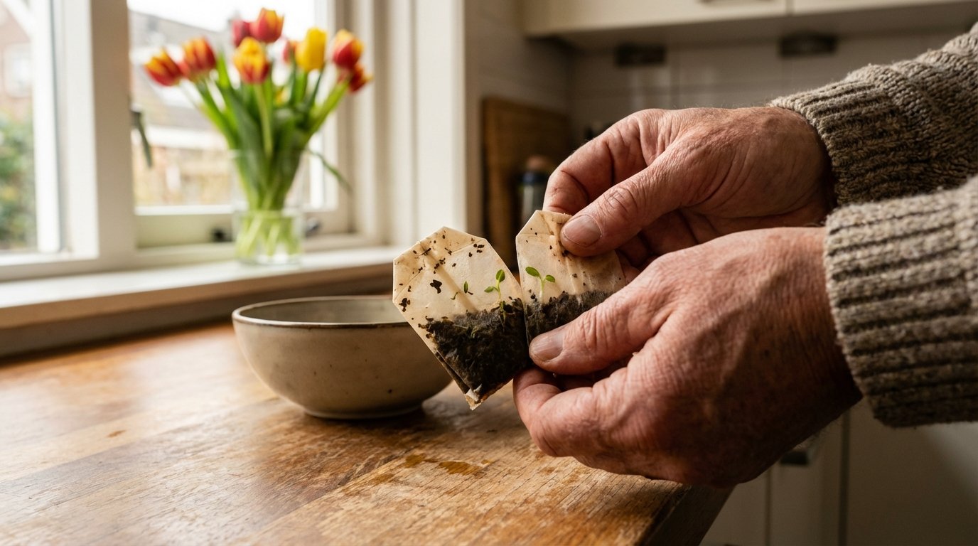 hier is hoe je gebruikte theezakjes omvormt tot prachtige bloeiende planten voor je tuin en huis